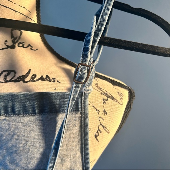 Treasure & Bond Apron Denim Overalls - Picture 8 of 15